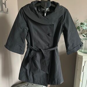 George Simonton Black Trench Coat